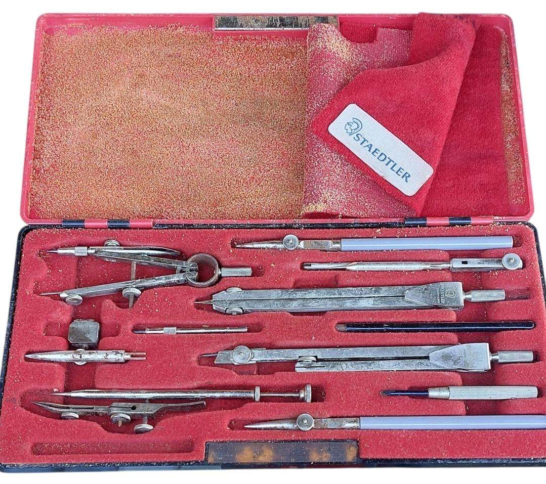 vintage made in germany staedtler tradition precision set