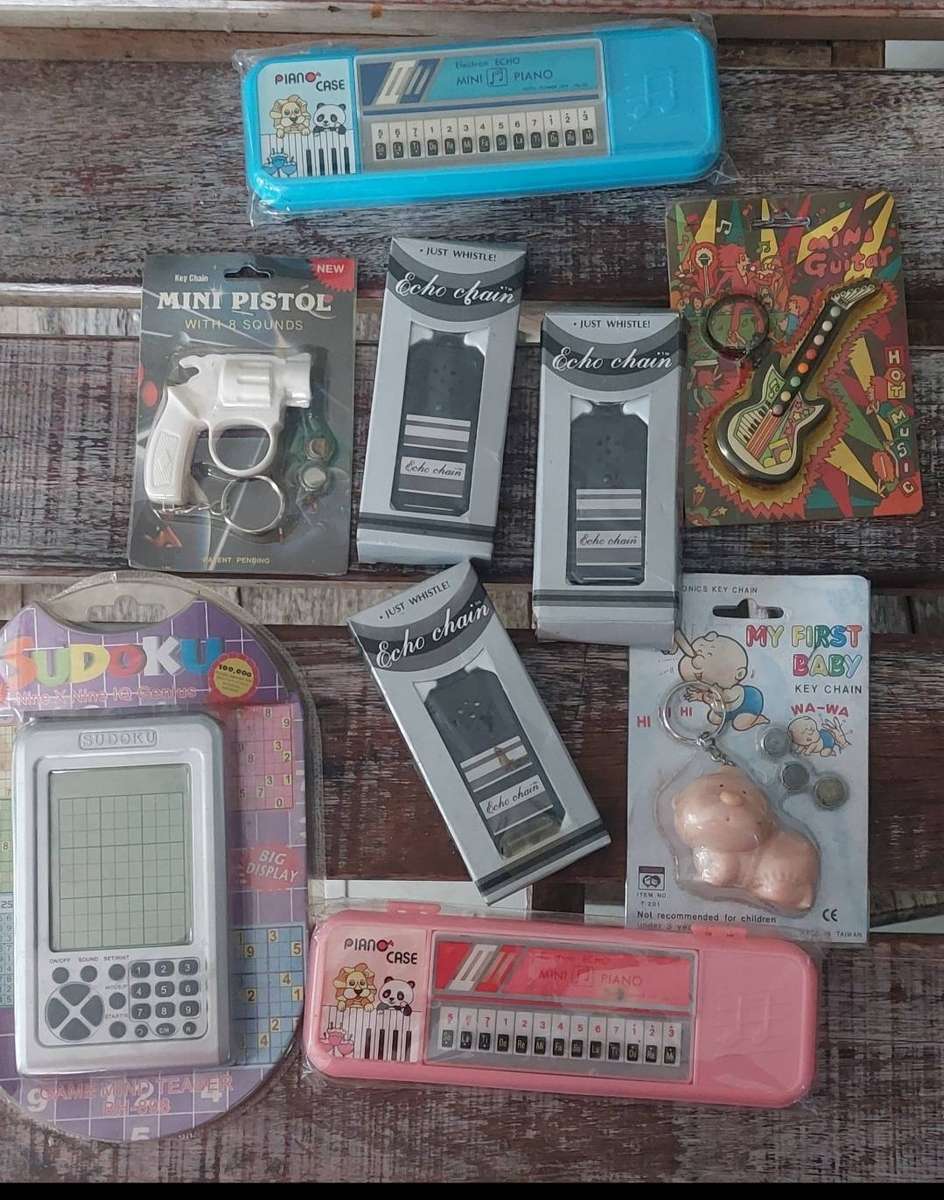 Vintage toy sound echo killers and hand held game read description