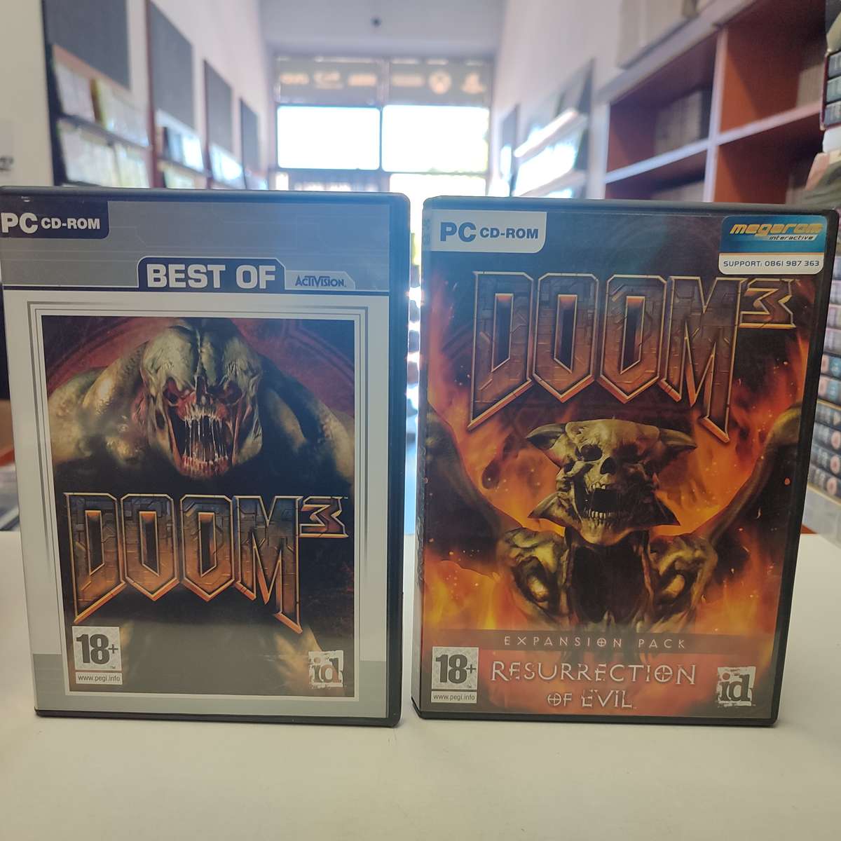 Doom 3 and Resurrection of Evil Expansion PC