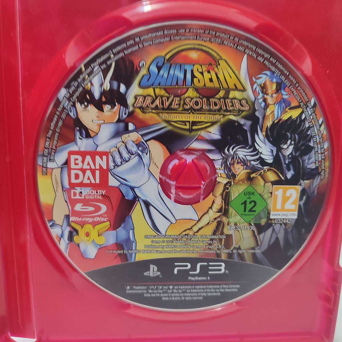 Saint Seiya Brave Soldiers PlayStation 3 Disc Only