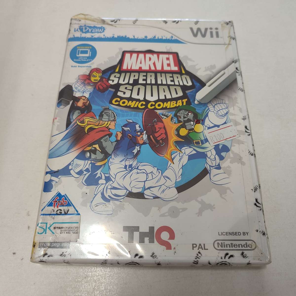 Marvel Super Hero Squad uDraw Nintendo Wii New Sealed
