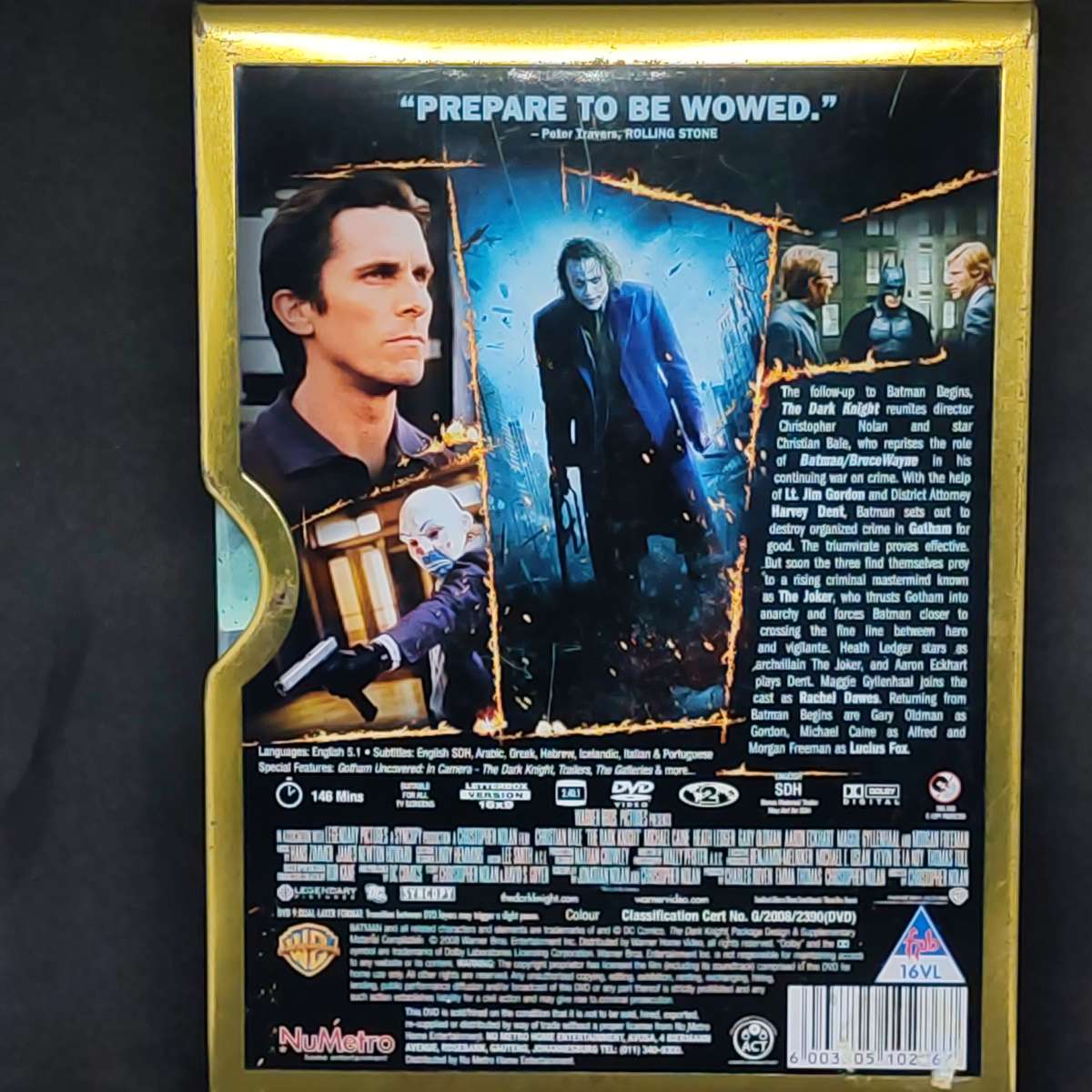 The Dark Knight Metal Case Dvd