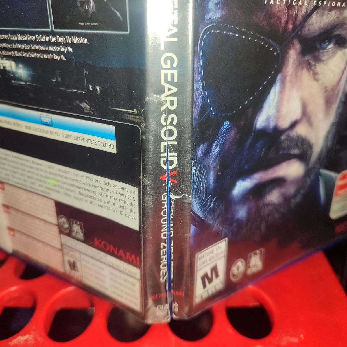 Metal Gear Solid V Ground Zeroes Playstation 4 PS4