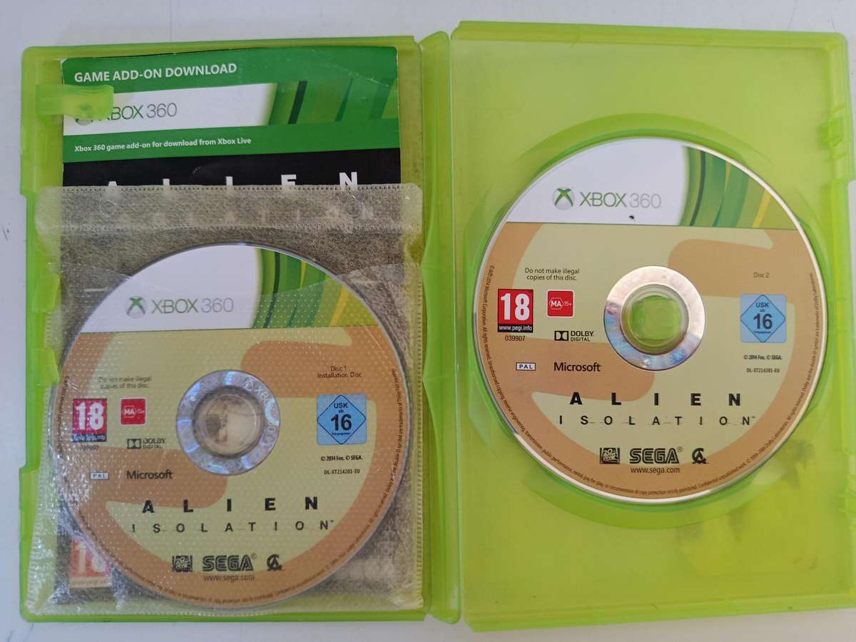 Alien Isolation Xbox 360 discs only