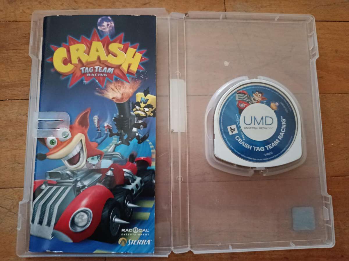 Crash Tag Team Racing PSP Playstation Portable game and manual only