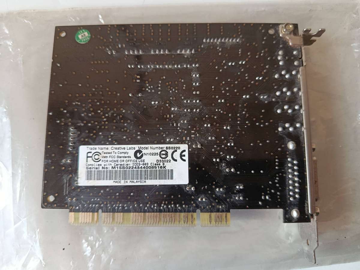 Creative Sound Blaster Live! 5.1 Digital sound card, model SB0220