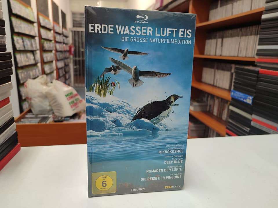 Earth Water Air Ice - The Great Nature Film Edition Blu Ray Set New Sealed