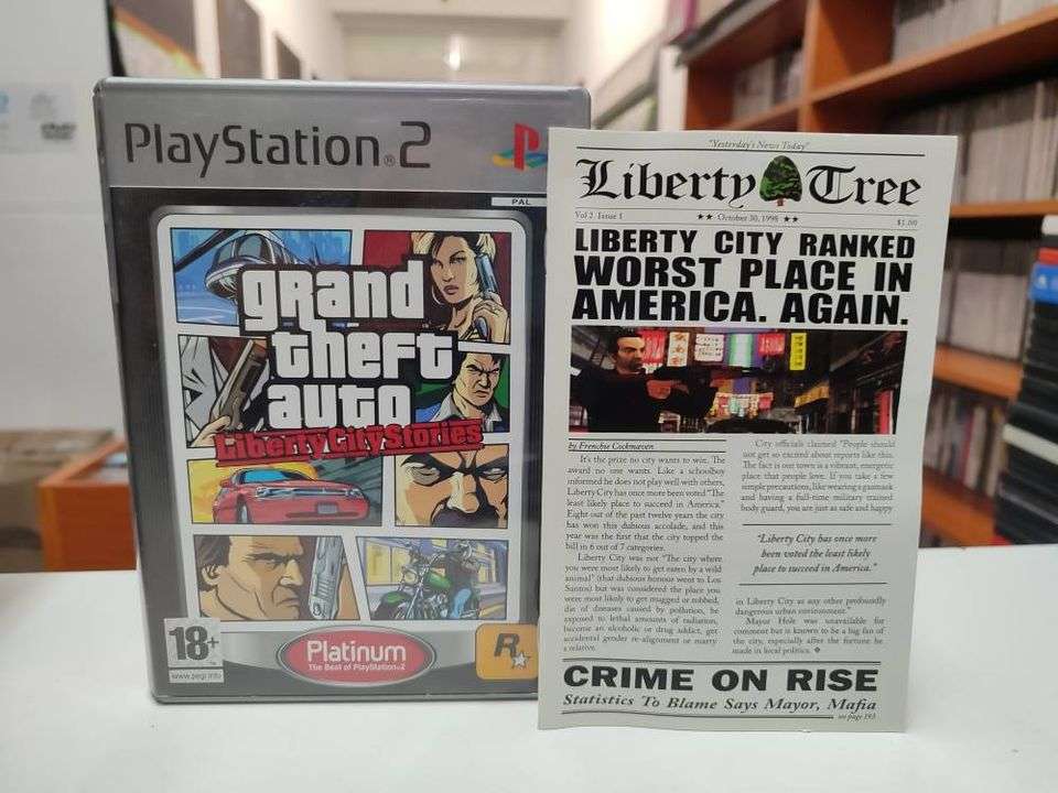 Grand Theft Auto Liberty City Stories PlayStation 2 Ps2