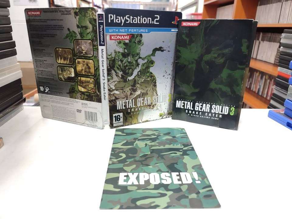 Metal Gear Solid 3 Snake Eater Steel Book PlayStation 2 PS2
