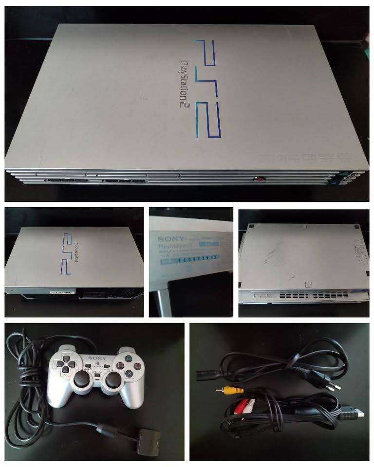 PlayStation 2 Satin Silver Console