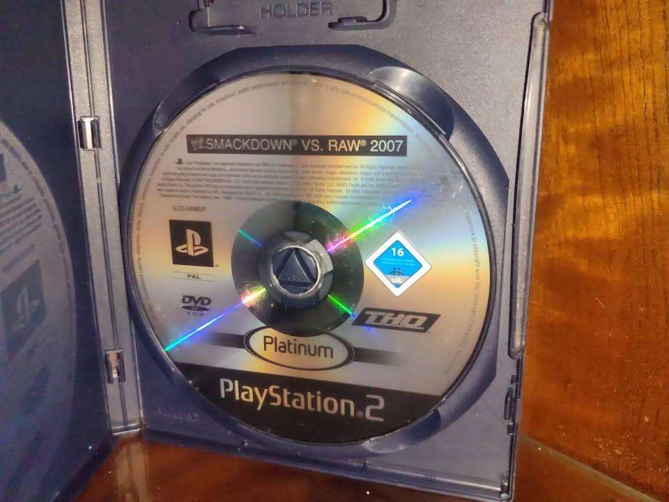 Smackdown Vs Raw 2007 Playstation 2 Ps2 Disc only