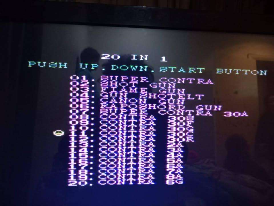 10 in 1  TV Game Cartridge ( includes Super Contra  )