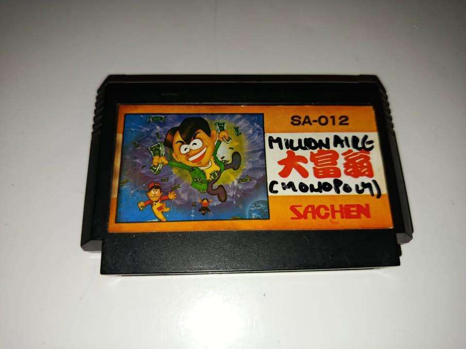 Millionaire ( Monopoly)  Sachen Famicom Cartridge