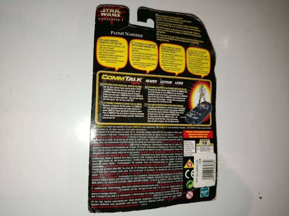 Padme Naberrie Episode 1  Comm Talk Chip Hasbro 1999 Star Wars Action Figure