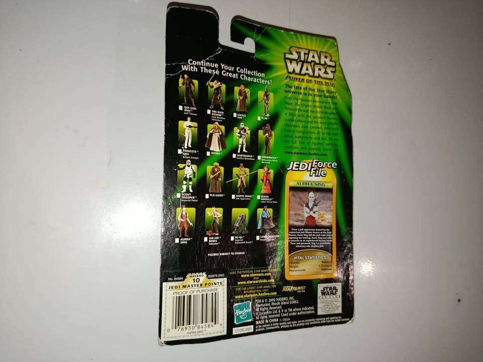 Aurra Sing Bounty Hunter Power of the Jedi Hasbro 2001 Star Wars Action Figure