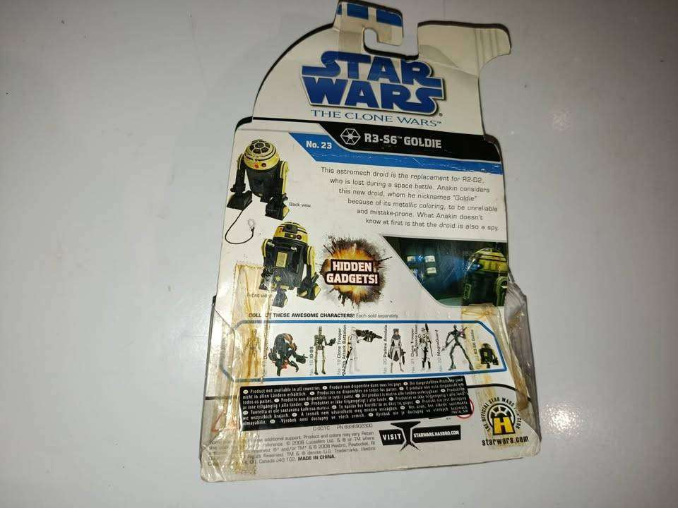 R3-S6 Goldie The Clone Wars Hasbro 2009 Star Wars Action Figure