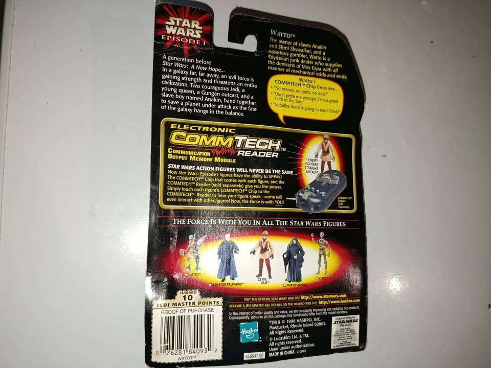 Watto  Episode 1  Comm Talk Chip Hasbro 1998 Star Wars Action Figure