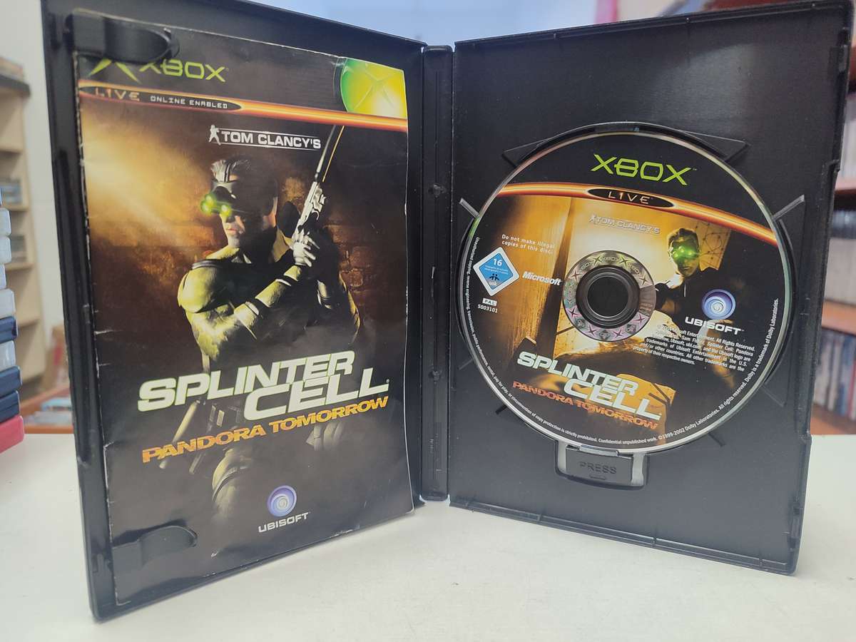Splinter Cell Pandora Tomorrow Xbox disc and manual only