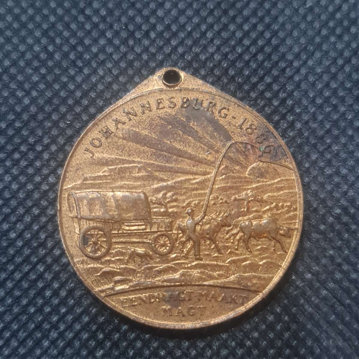 1886 JOHANNESBURG EXHIBITION MADELLION