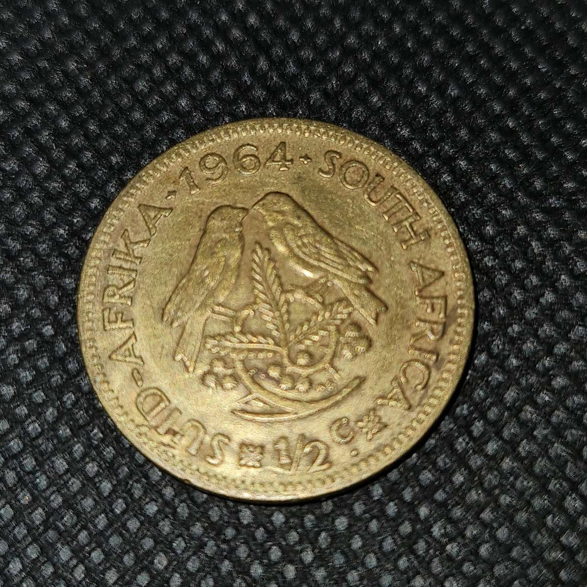 1964 SOUTH AFRICA 1/2 CENT