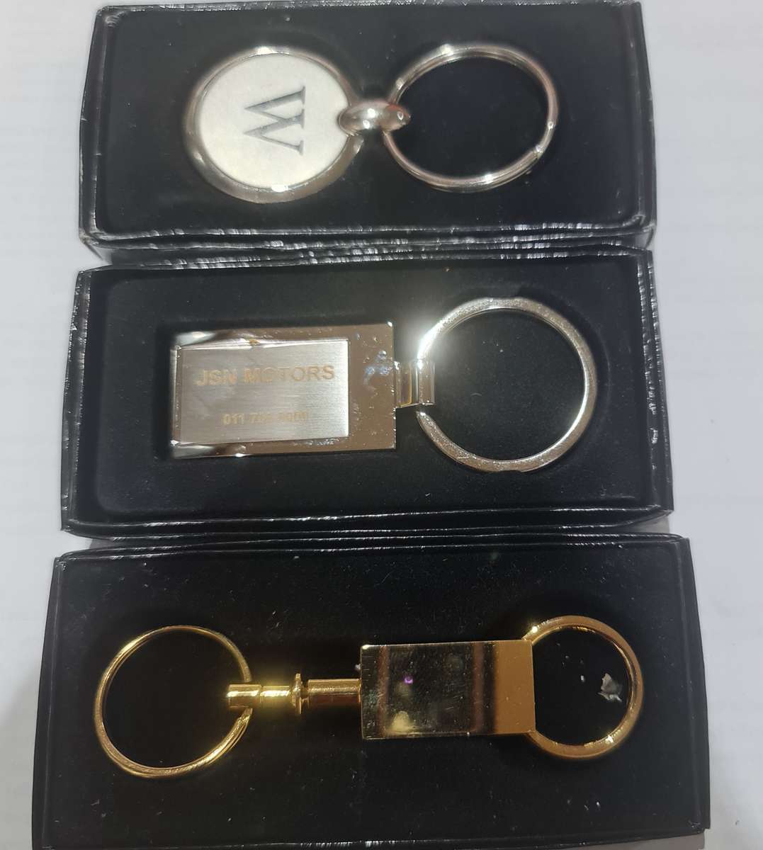 3 X KEYRINGS