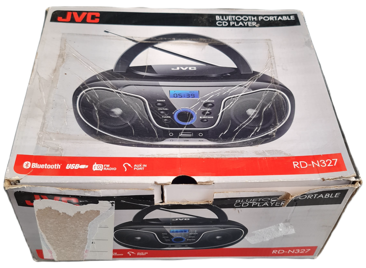 JVC PORTABLE DVD RADIO RD N327