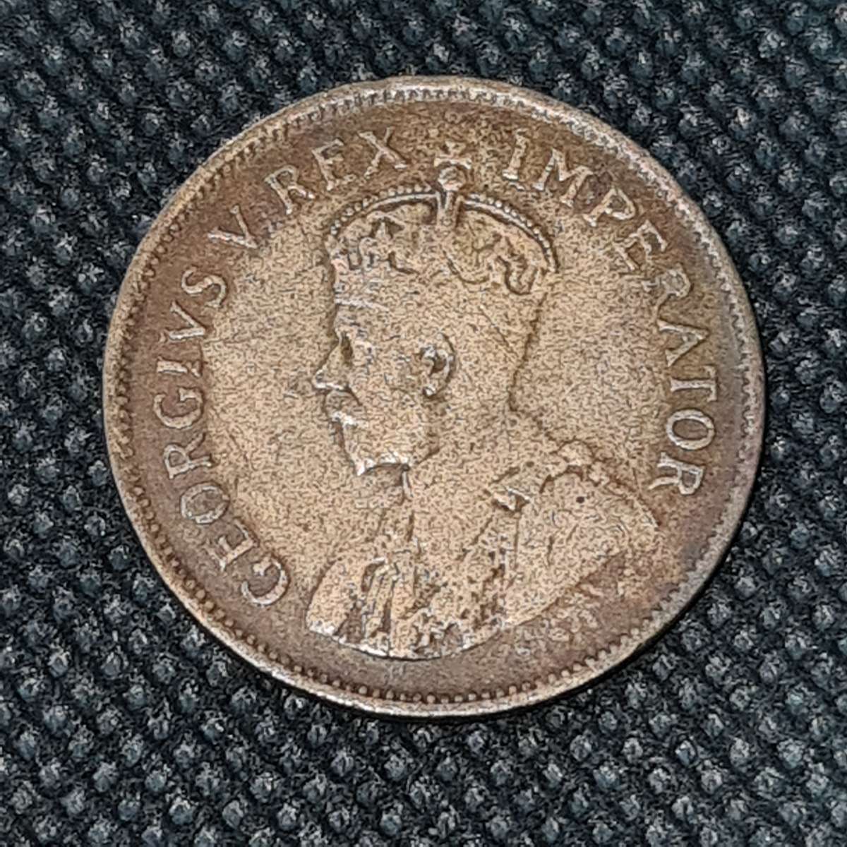 1926 South African 1/2 Penny George V LOW Mintage