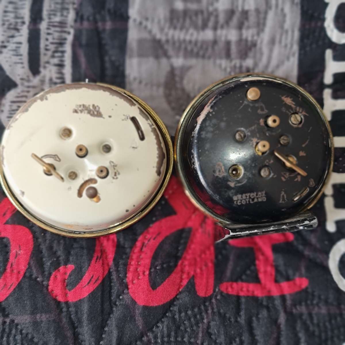 Pair of Baby Ben Bedside Alarm Clock For Spares