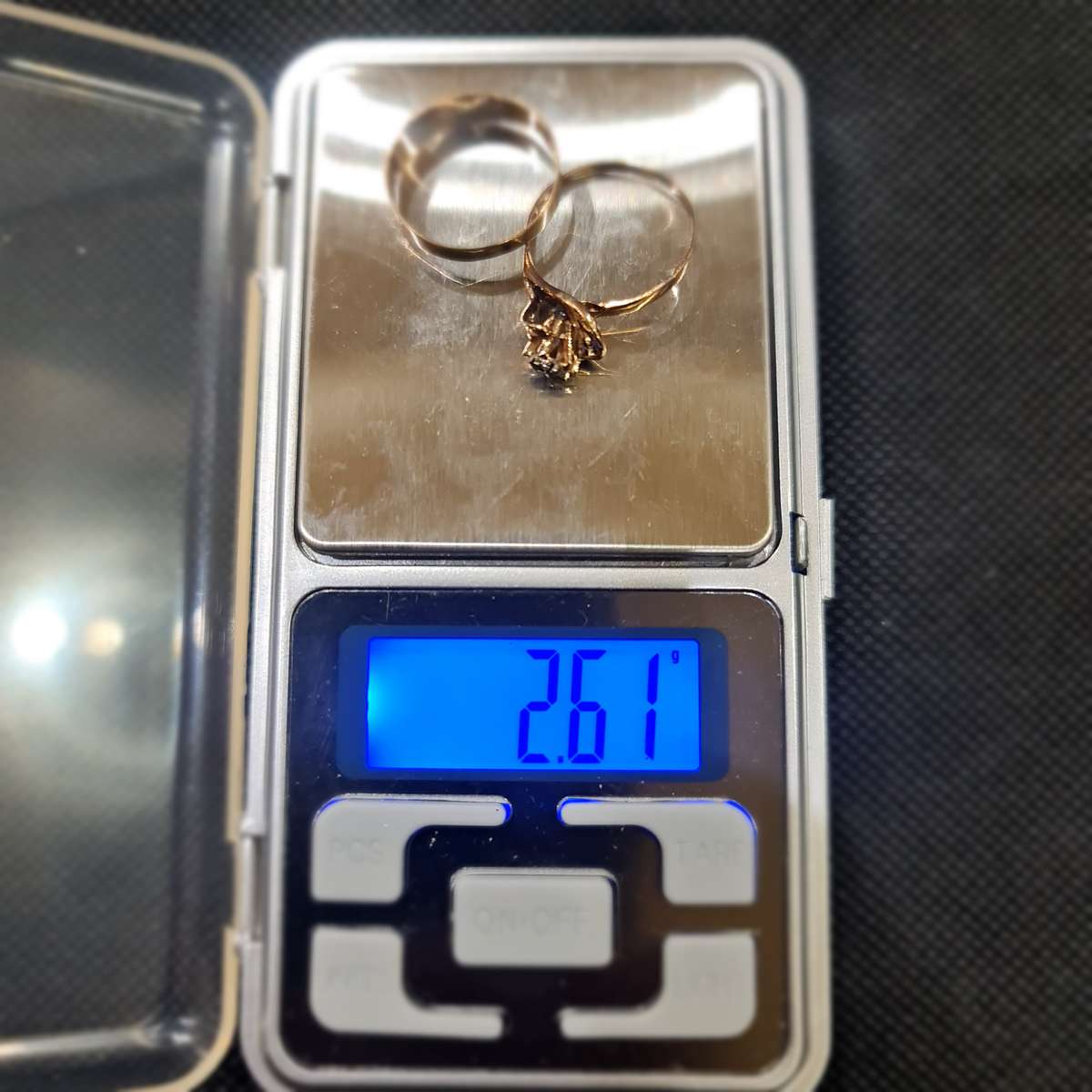 9CT YELLOW GOLD WEDDING SET