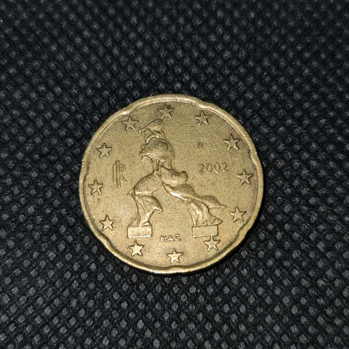 2002 20 EURO CENT ITALY 