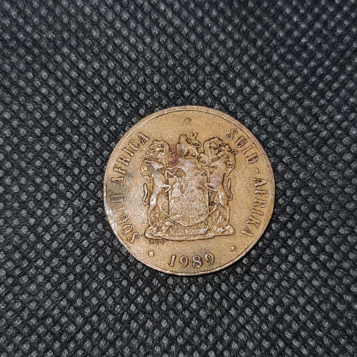 1989 SOUTH AFRICA  2 CENT COIN