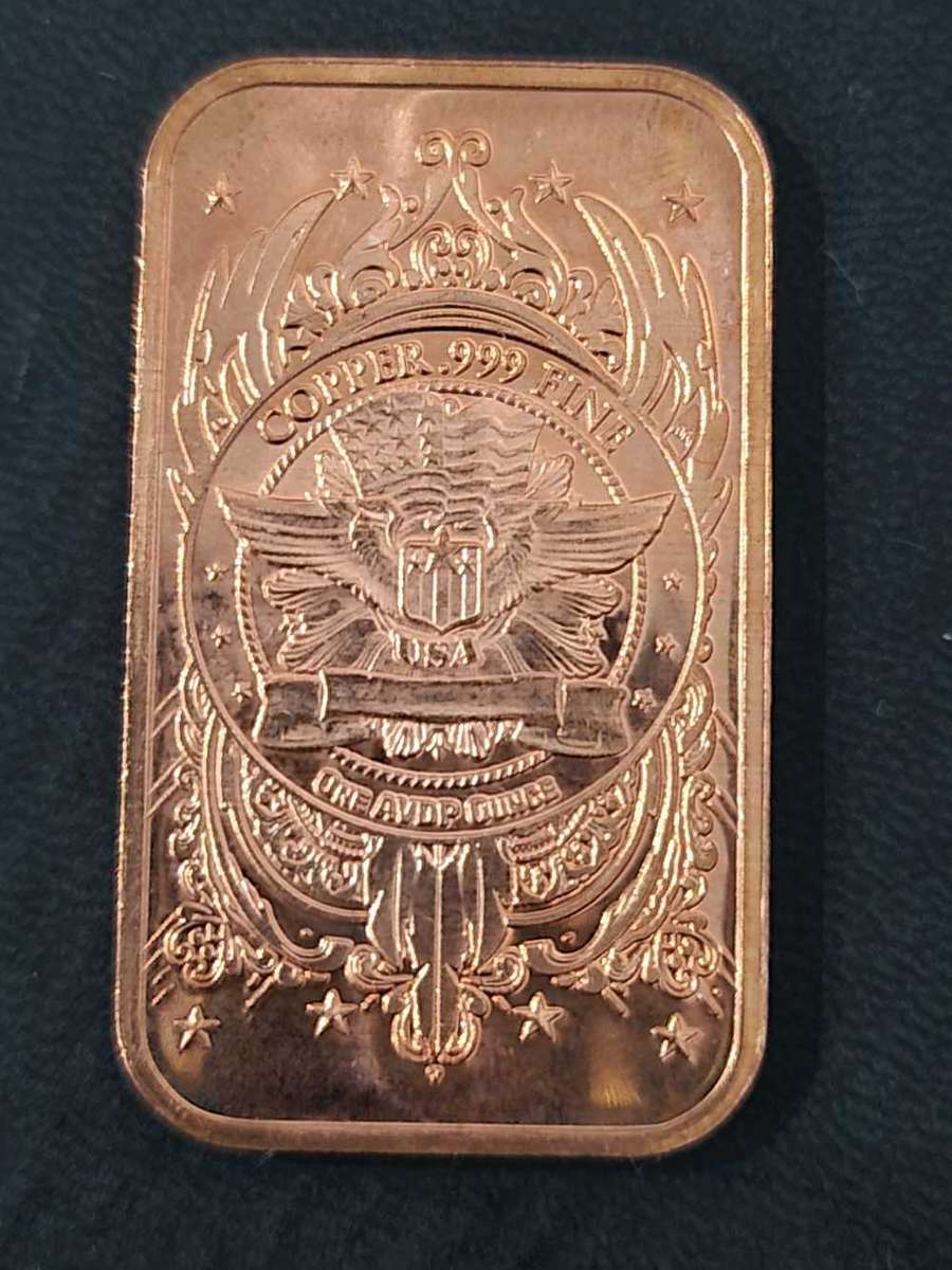 USA COPPER BULLION BAR