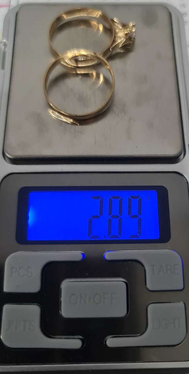 9ct WEDDING RING SET