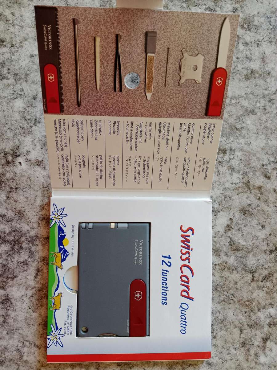 Victorinox card collection x5