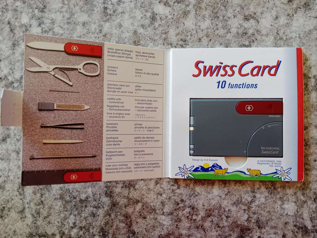 Victorinox card collection x5