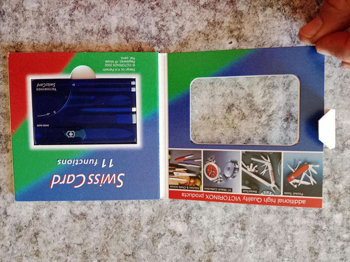 Victorinox card collection x5