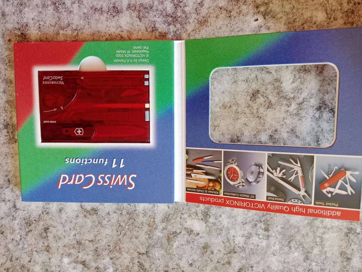 Victorinox card collection x5