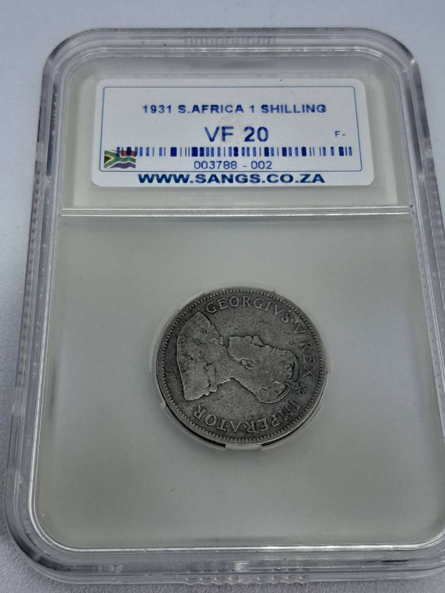 RARE 1931 SA Coin set : 6Pence, 1Shilling, 2.5Shilling
