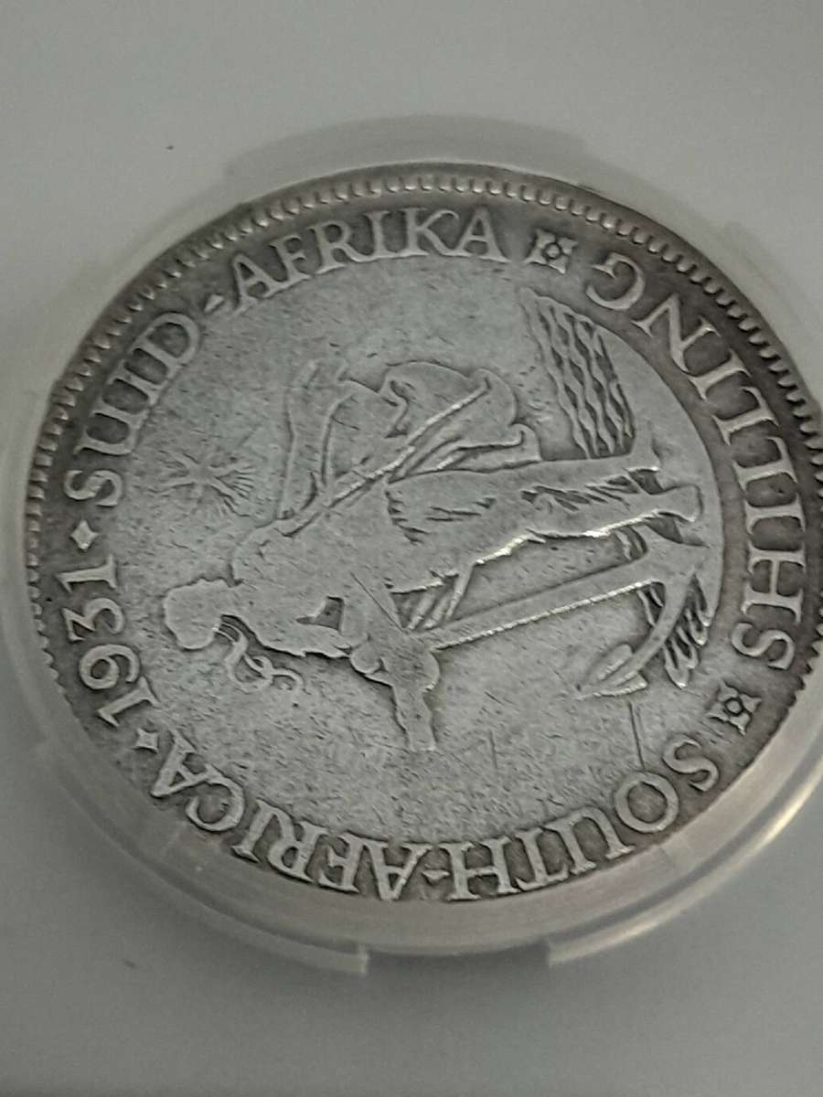 RARE 1931 SA Coin set : 6Pence, 1Shilling, 2.5Shilling