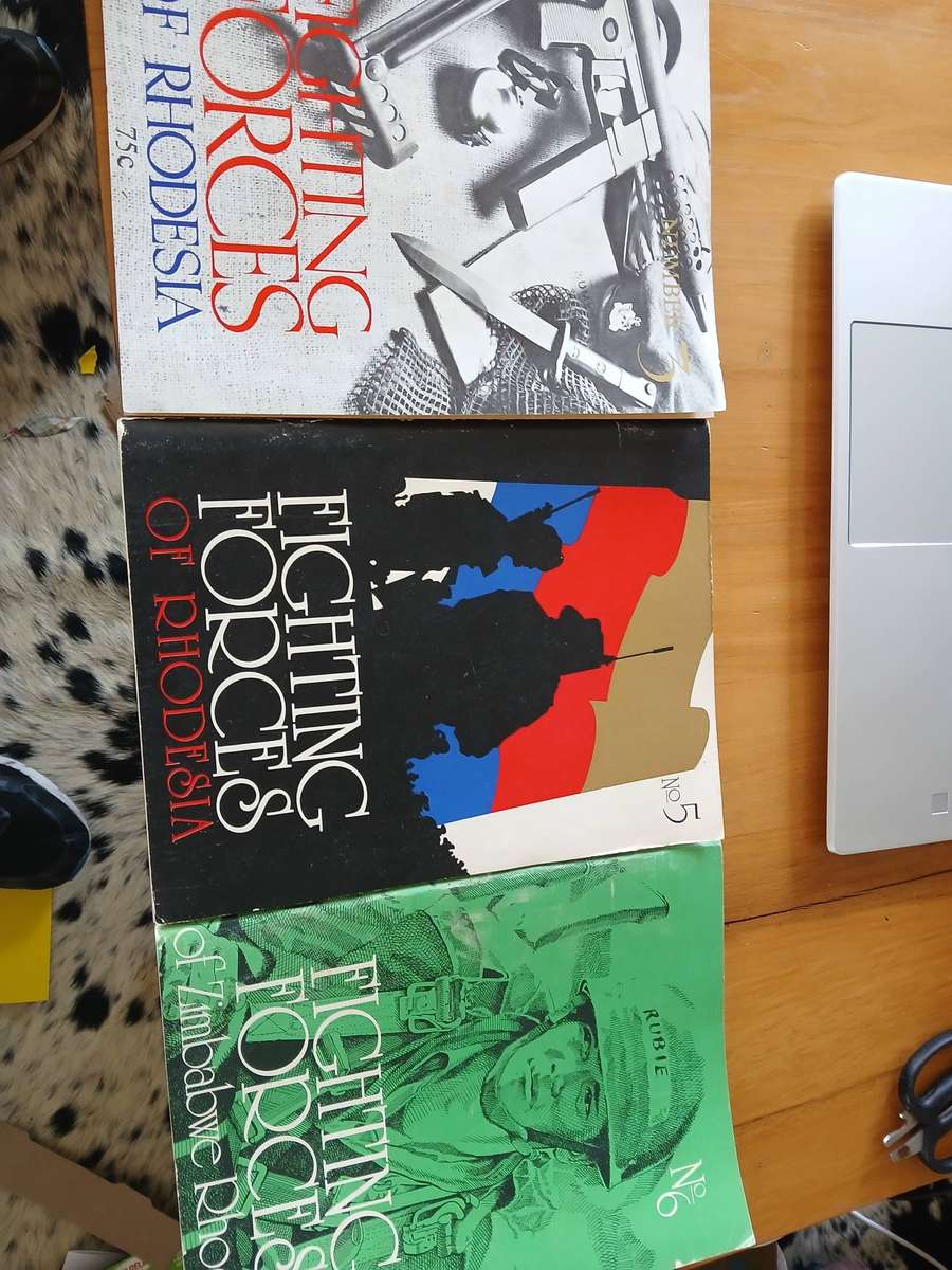 FIGHTING FORCES OF RHODESIA 3 copies