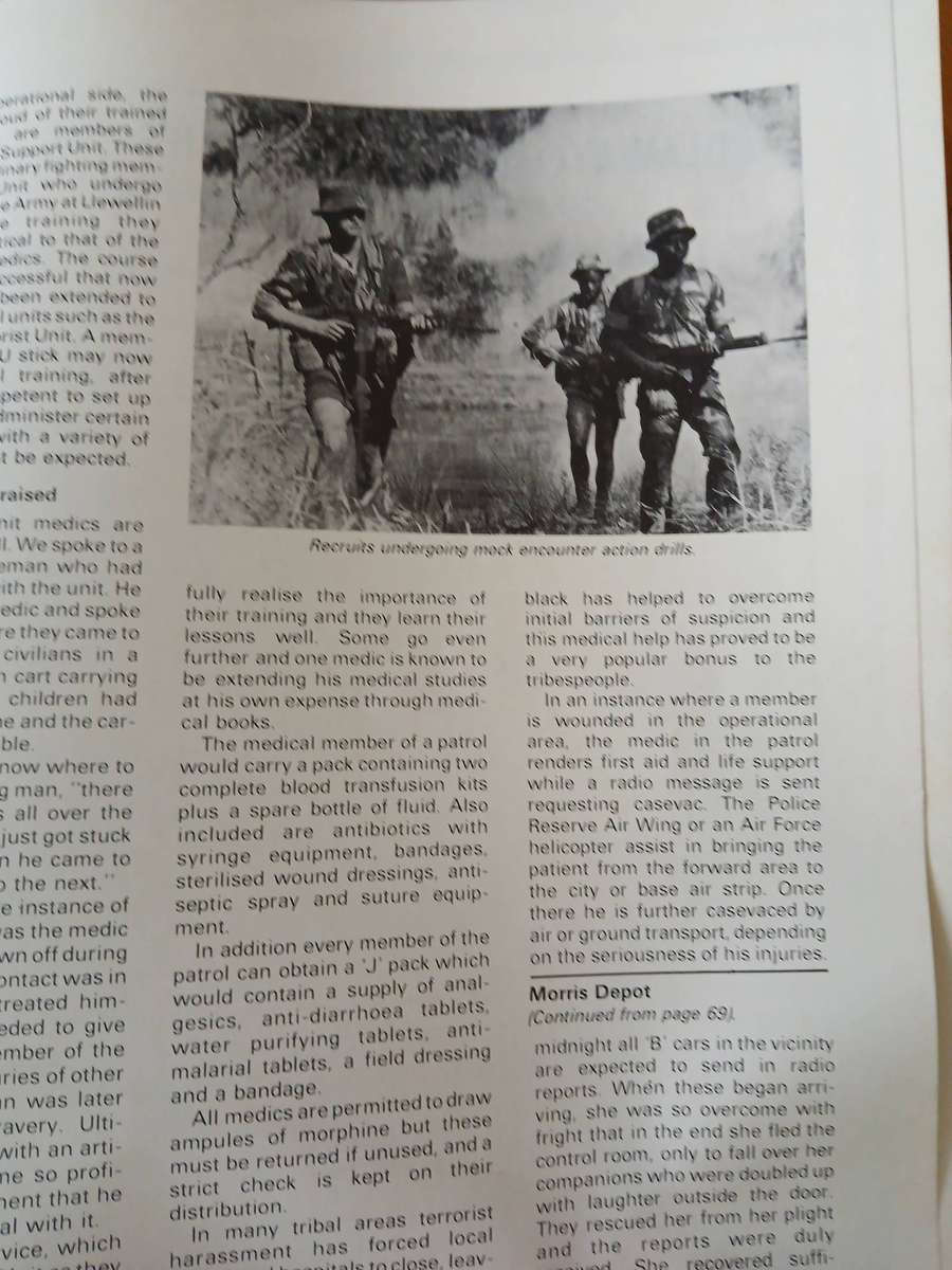 FIGHTING FORCES OF RHODESIA 3 copies