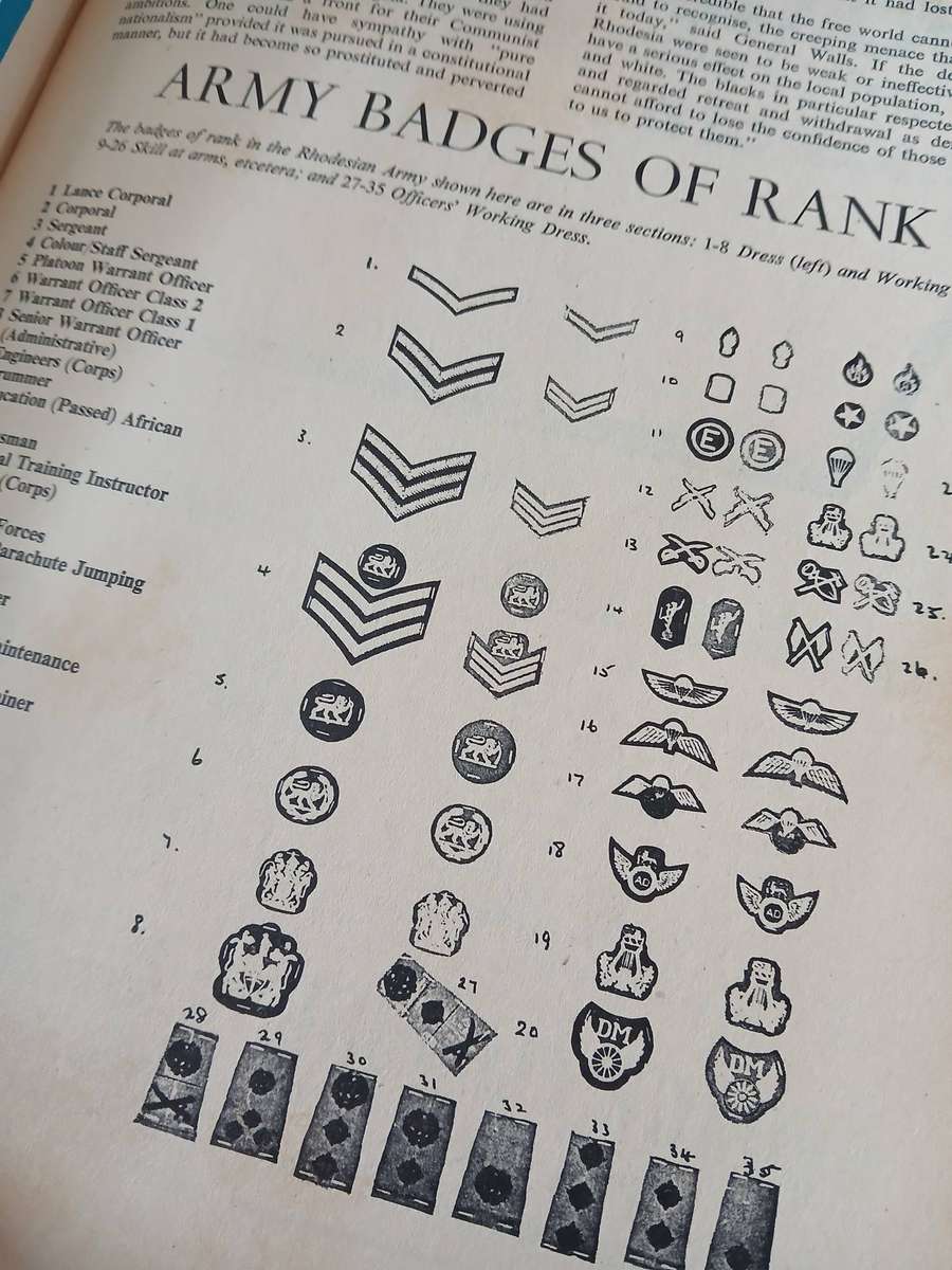 FIGHTING FORCES OF RHODESIA 3 copies