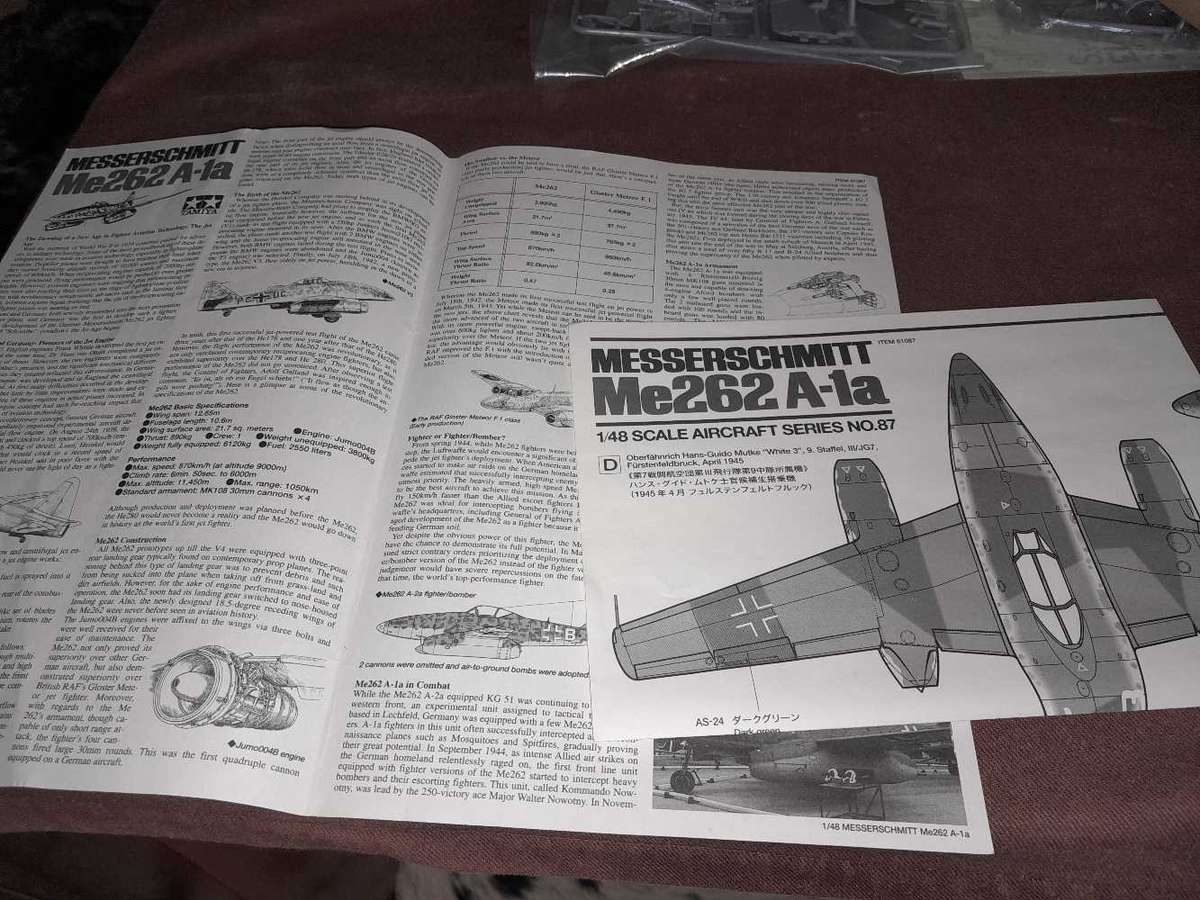 Messerschmitt Me262 A-1a 48scale