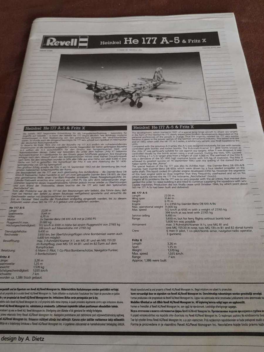 Heinkel He 177A5 48scale