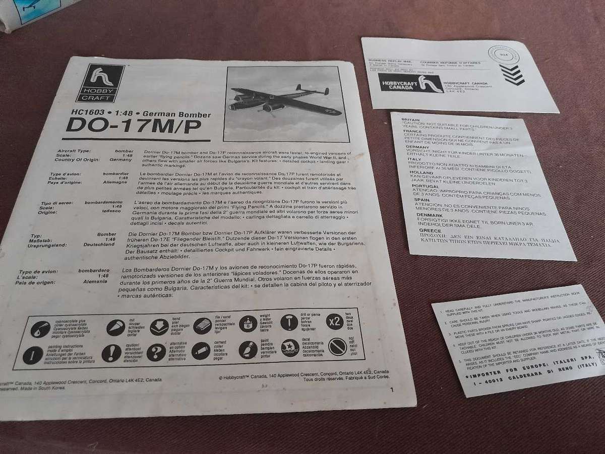 Dornier Do-17M/P Bomber