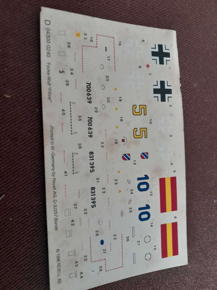 Focke Wulf Flitzer Jager model