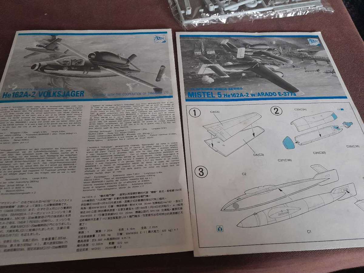 Mistel 5 He 262 & Arado E377