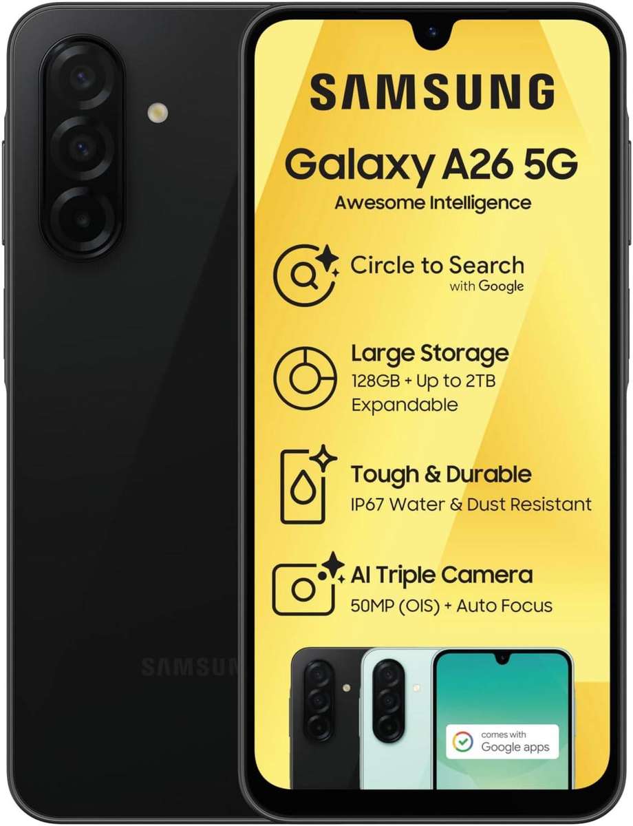 SAMSUNG GALAXY A26 5G 128GB BLACK (Dual SIM)