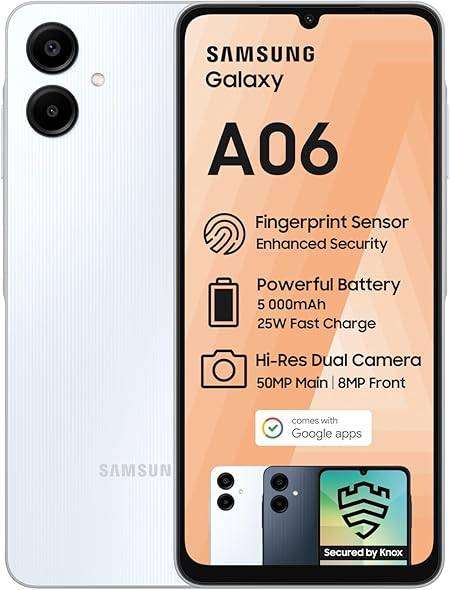 Samsung Galaxy A06 4GB RAM 64GB Storage 6.7" HD+ Display BLUE