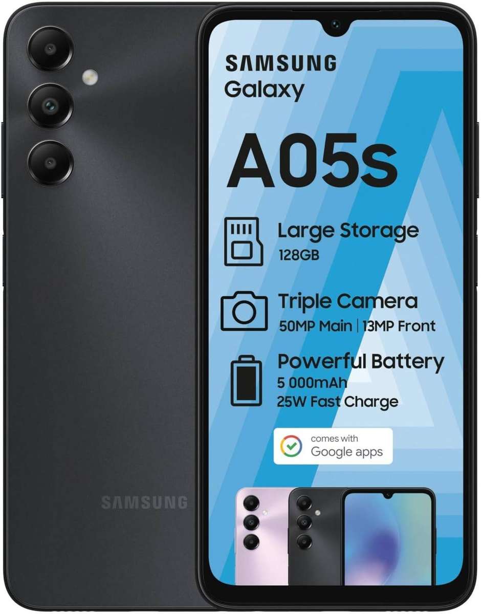 Samsung Galaxy A05s 128GB Black (Dual SIM)